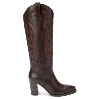 

COCONUTS by Matisse Aden Женские коричневые повседневные ботинки с острым носком ADEN-232, Коричневый, COCONUTS by Matisse Aden Pointed Toe Pull On