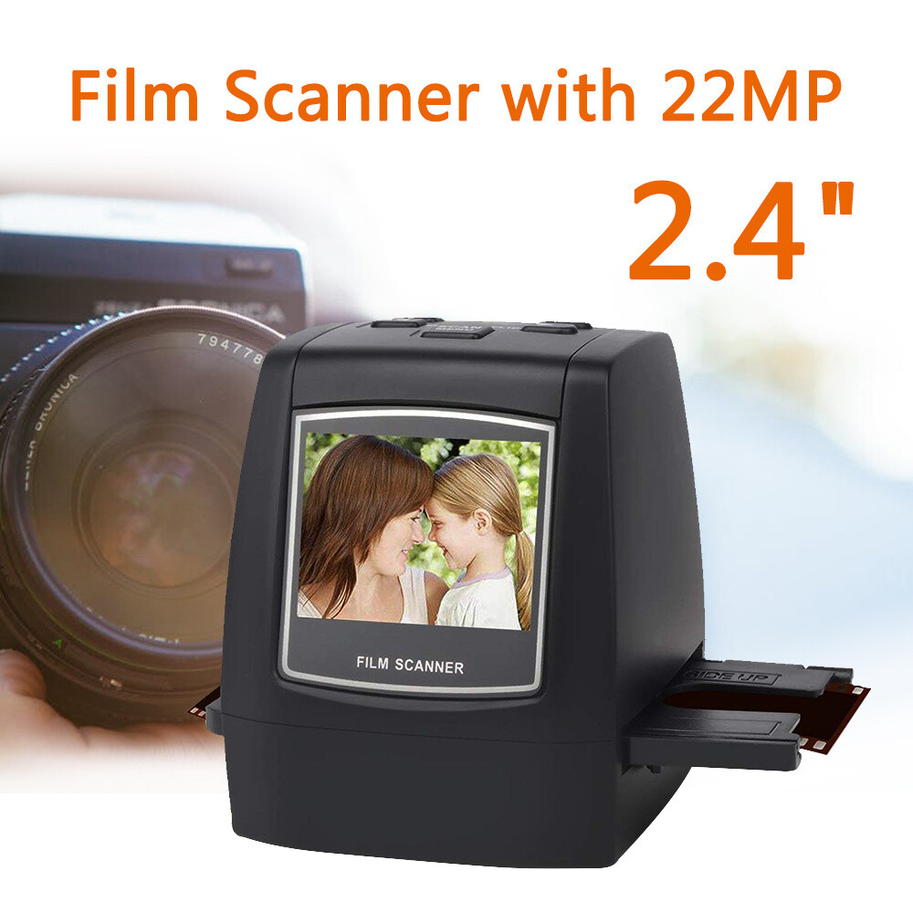 22MP Film Scanner 35mm/135, 110, 126KPK 2.4" Allin one Scanner
