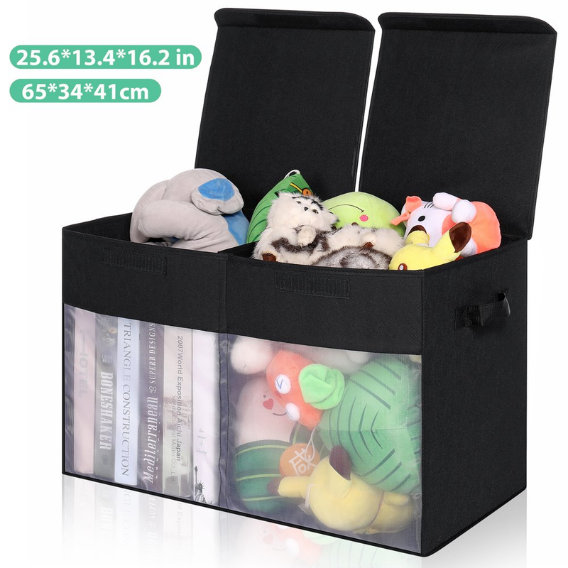 Toy Box for Kids, Toy Chests Organizers Storage for Boys and Girls with Flip-Top