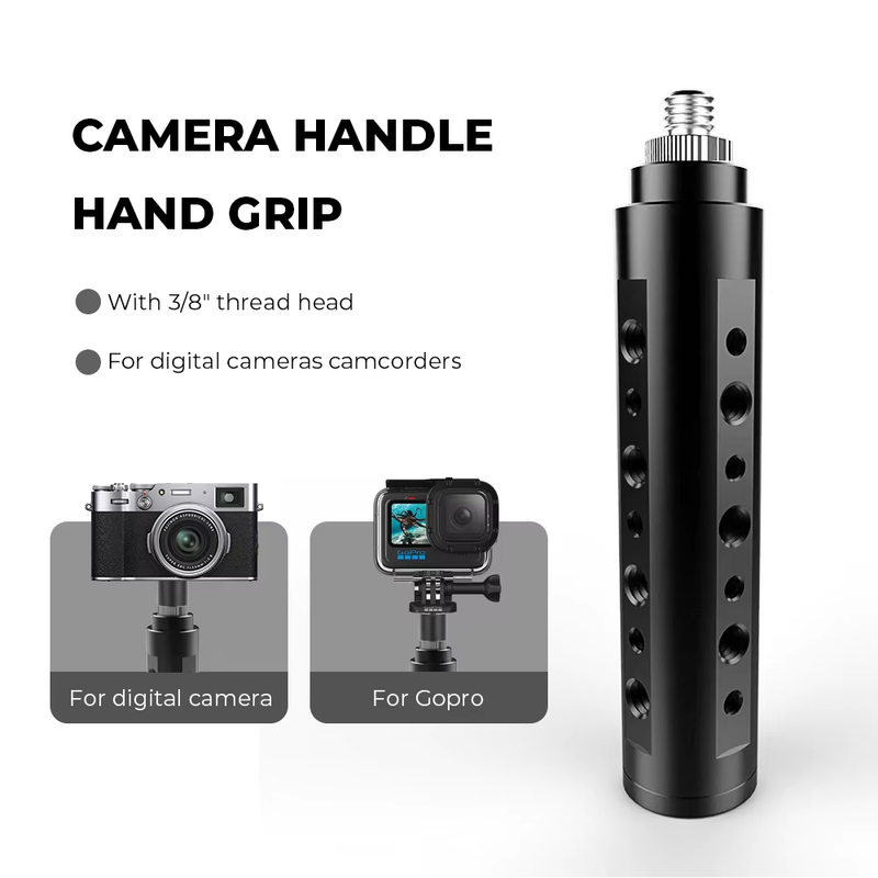 Handheld Camera Handle Grip Stabilizer With 3/8" Thread Head For GoPro Sony Cano