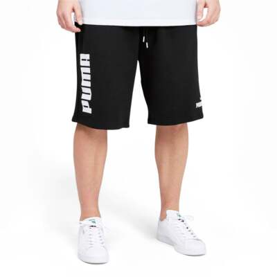 

Мужские черные повседневные спортивные штаны Puma Power с цветными блоками 11 дюймов Tr Big Tall, Черный, Puma Power Colorblock Shorts 11" Tr Big Tall