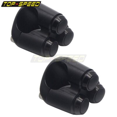 Universal 12V 3 Button 1'' or 7/8'' CNC Handlebar Switch Control Cafe Racer