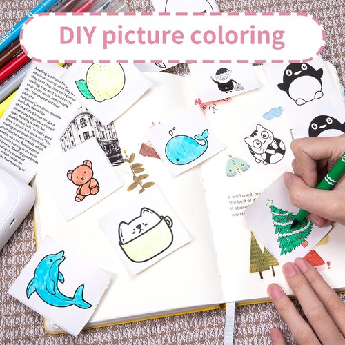 5 Rolls Self Adhesive Thermal Paper for Mini Bluetooth Pocket Printer 57x30 mm