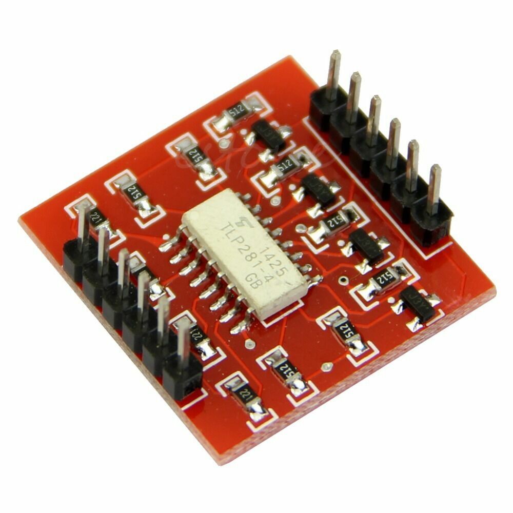 TLP281, 4 channel optoisolator breakout for Arduino, optoisolator, optocoupler Grelly UK