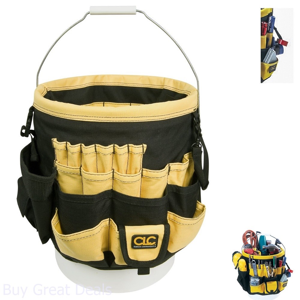 61 PocketIn And Out Bucket Tool Deep Pocket Organizer For 3.5 To 5gal