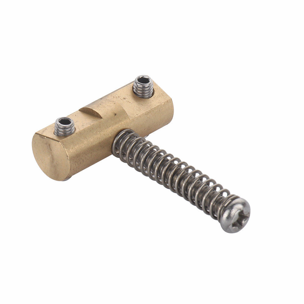 Set of Brass Compensated Vintage Wilkinson-Style Bridge Saddles for Tele Guitar