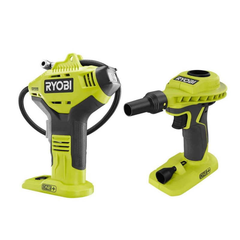Ryobi Combo Kit 18V Cordless Power Inflator and High Volume Inflator TOOLS ONLY