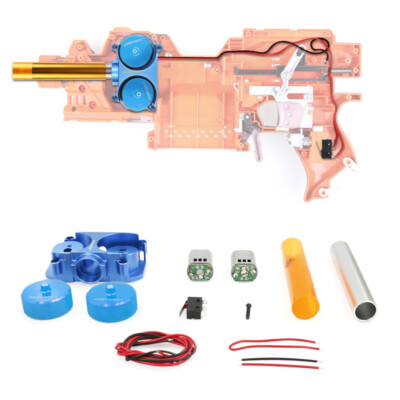 Worker MOD Motor Metal Flywheel Canted Cage Kit for Nerf Stryfe Rapidstrike Toy