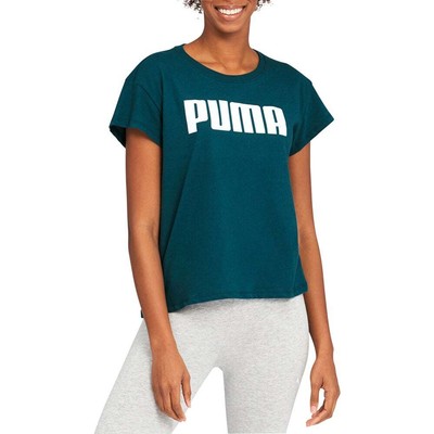 

Puma Active Crew Neck Футболка с коротким рукавом Женские размеры  Повседневные топы 586289-36, Синий