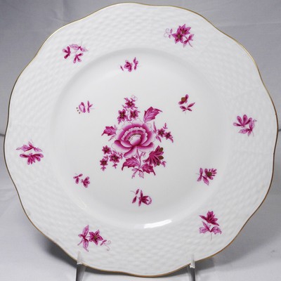NANKING RASPBERRY by  Herend Salad Plate 8'' NEW NEVER USED made in Hungary