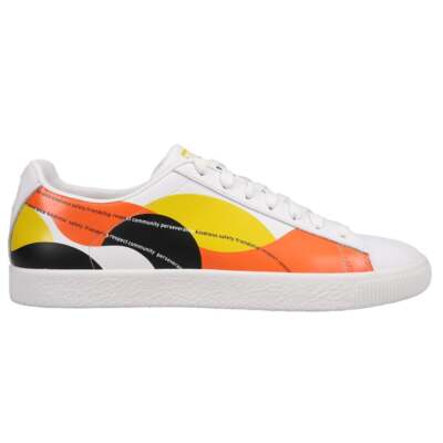 

Мужские белые кроссовки Puma Clyde 59Th St Повседневная обувь 382989-01, Белый, Puma Clyde 59Th St