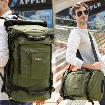 KAKA Travel Backpack,Carry-On Bag Water Resistant Flight Approved Weekender for