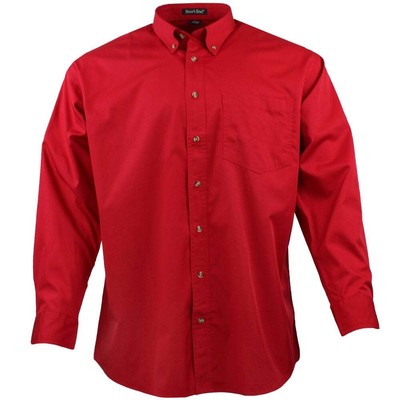 

Rivers End Ezcare Woven Long Sleeve Button Up Shirt Mens Red Casual Tops 735-RD, Красный, River's End Ezcare Woven Long Sleeve Button Up Shirt