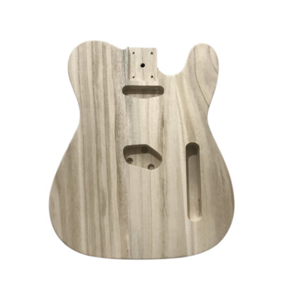 1PC Unfinished Handcrafted Maple Wood Electric Guitar Body Blank DIY Barrel G6B3