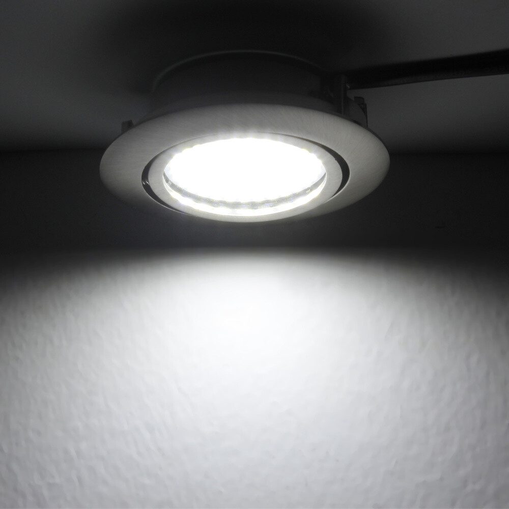 6 x LED Einbaustrahler Feuchtraum Nassraum Downlight Bad Dusche