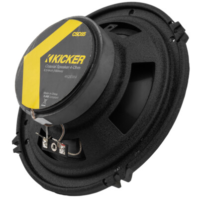 Kicker CSC6934 6x9” and CSC654 6.5 CS Series Coaxial Speakers with Amplifier