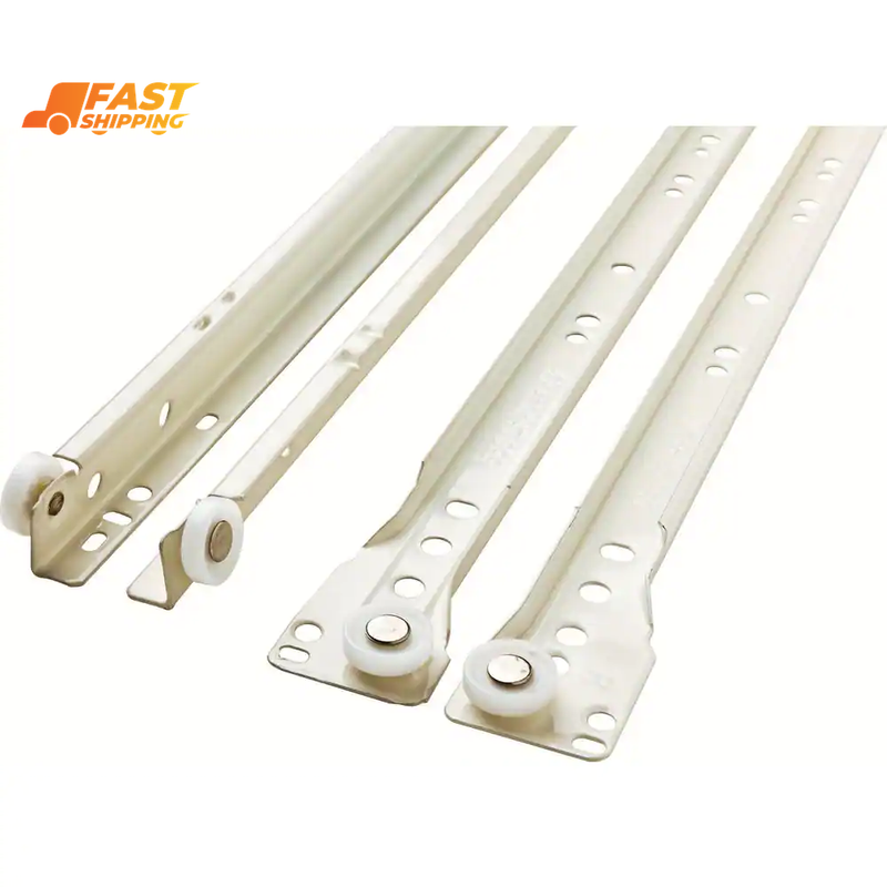 22 In. Self-Closing Bottom Mount Drawer Slide Set 1-Pair (2 