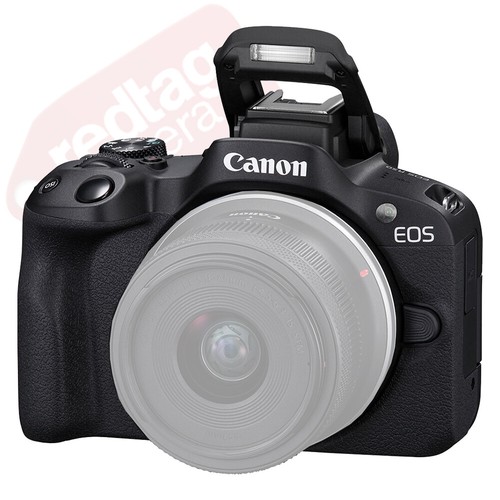 Canon EOS R50 Mirrorless Camera Black + 3 Lens Kit 18-45mm + 32GB + Flash & More