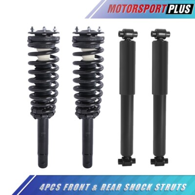 4X Front Rear Strut Shock Absorbers For 2010 2011 12 Ford Fusion Mercury Milan