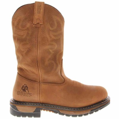 

Rocky Original Ride Branson 11 Inch Roper Водонепроницаемые мужские коричневые рабочие вестерн Sa, Коричневый, Rocky Original Ride Branson 11 Inch Roper Waterproof Western