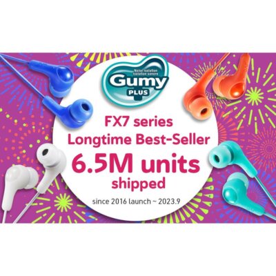 JVC Gumy in Ear Earbud Headphones - HAFX7