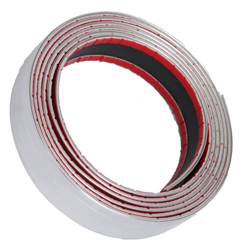 Chrome DIY Exterior Auto/Car Adhesive Strip Trim Molding