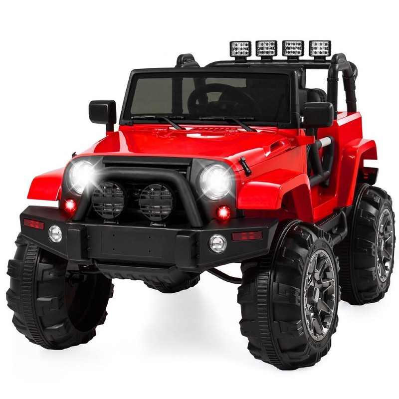 Electric 12V Battery Kids Ride On Car Toy Jeep USB Bluetooth Remote Control
