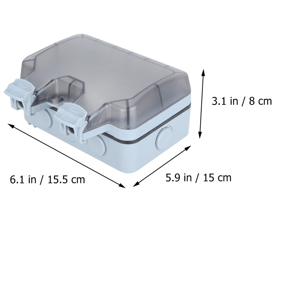 Wandsteckdose Box Für Außenbereich Steckdose IP66 250V Wasserdicht