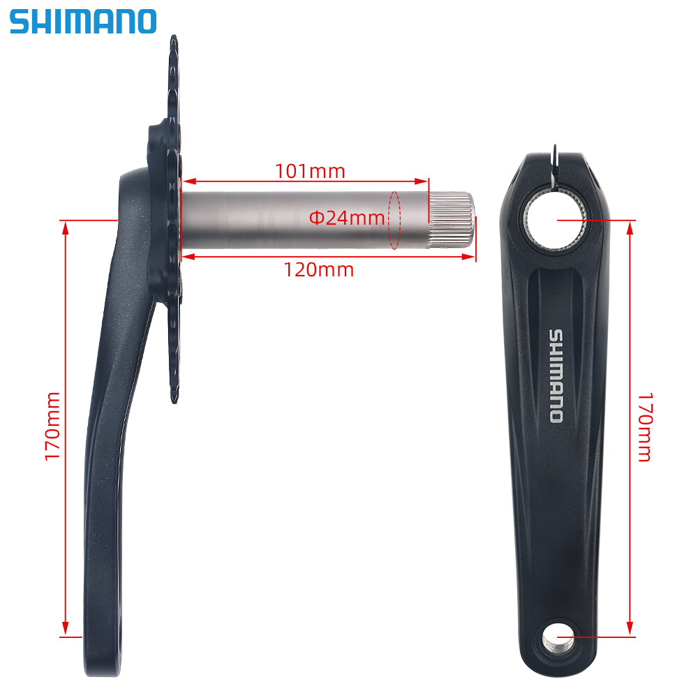Shimano Deore FC-MT510 Mountain Bicycle 12S Bike Crankset 170mm 32T 34T 36T 38T