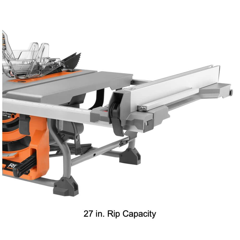 RIDGID Table Saw 15 Amp 10 inch 5000 RPM Centered-Blade Folding Stand Corded