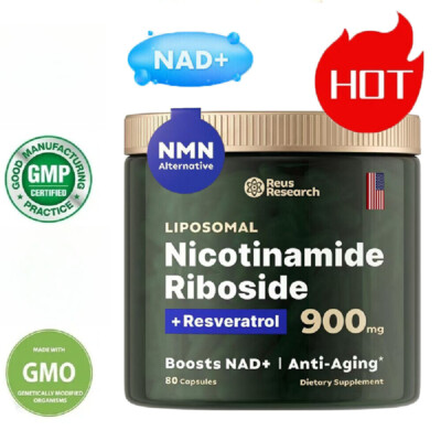 Nicotinamide Riboside Resveratrol & NAD+ Supplement for Anti-Aging Energy Focus