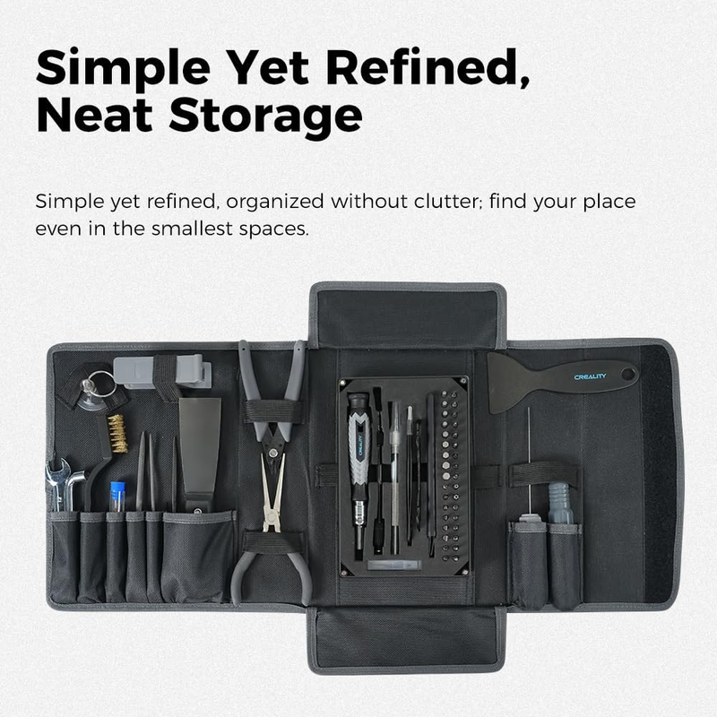 3D Printer Tool Kit, 74Pcs 3D Printing Assembly/Removal/Filament Tool Wrap Kit