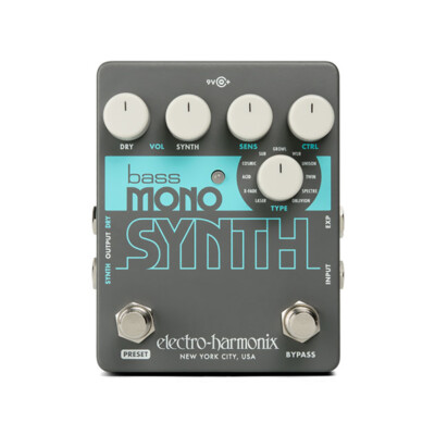 Mint Electro Harmonix EHX Bass Mono Synth Bass Guitar Effect Pedal