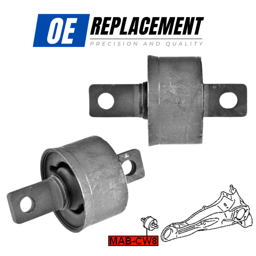 2x Rear Trailing Arm Bush for Mitsubishi Outlander Dodge Caliber Jeep Compass