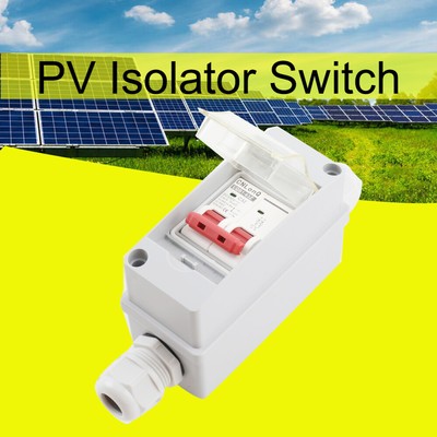 32A 2P PV Disconnect Switch IP65 LQX-C32.2 500V DC Combiner Box for Solar PV