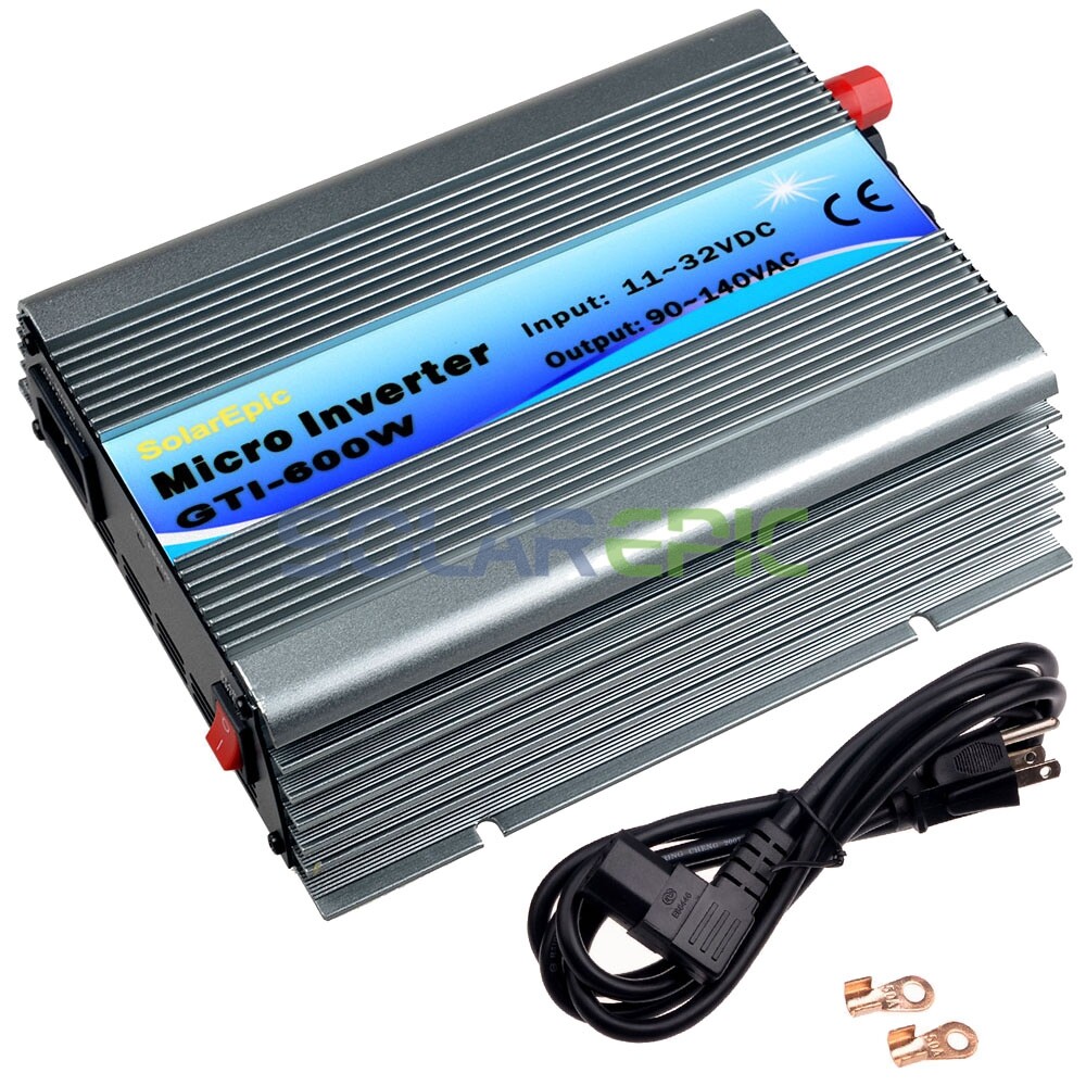 600W Grid Tie Inverter DC18V to AC110V Pure Sine Wave Inverter For Solar Panel