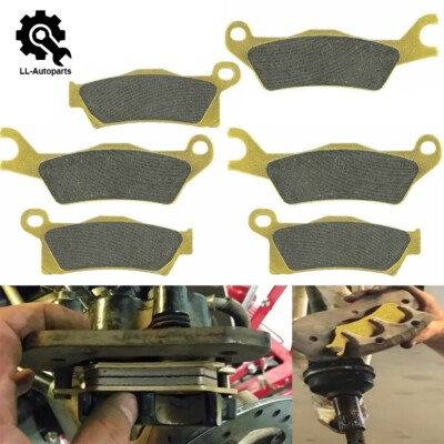 For Can-Am Outlander 450 570 650 850 1000 EFI XT XMR DPS Front Rear Brake Pad