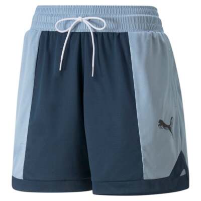 

Puma Mod Mesh Basketball Shorts Женские синие повседневные спортивные штаны 53619602, Синий, Puma Mod Mesh Basketball Shorts