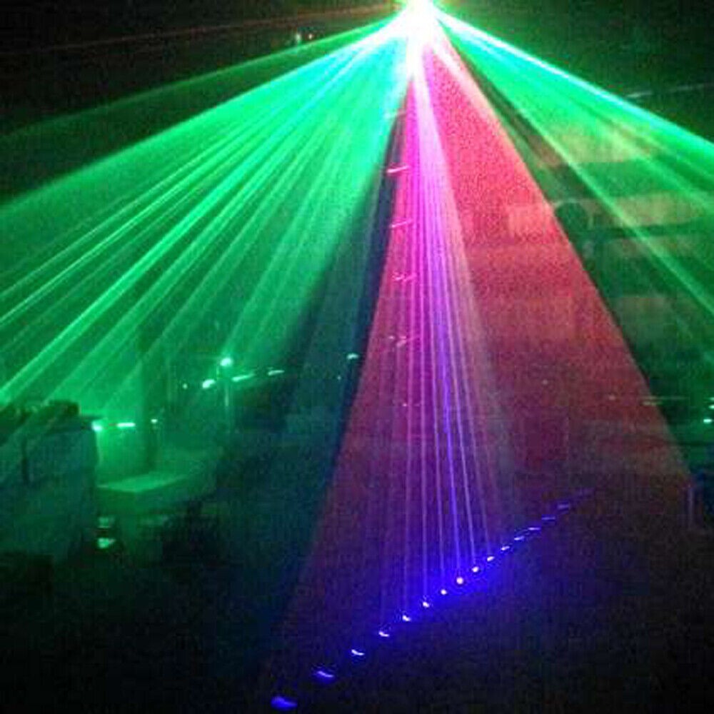 Testa Mobile Modern 9 Eyes LED Laser Lights Effect DMX Show DJ Beam Stage cir 1