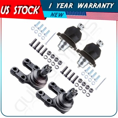 4pc Upper Lower Ball Joints Fits 83-97 Nissan Pathfinder 720 D21 4WD K9022 K9347