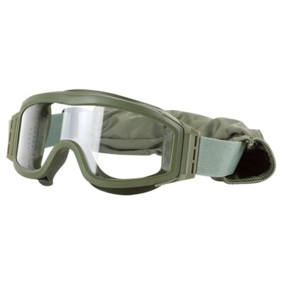 Valken Tango Single Lens Airsoft Goggle Eye Protection w/ Mulitple Lenses Olive