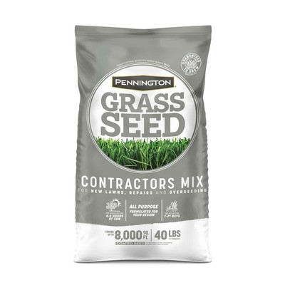 Pennington Northern Contractors Mix Grass Seed 40 lbs Covers Up To 4000 sq ft