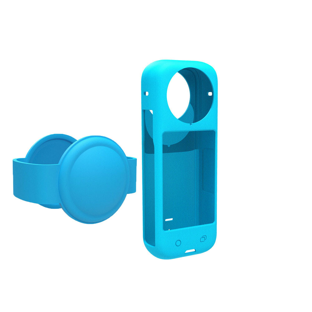 Accessories For Insta360 X4 Camera Silicone Protective Cover Case with Lens Cap
