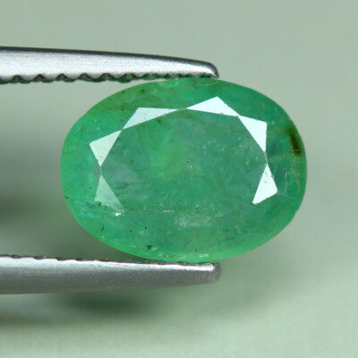 1.90 Cts_Precious Loose stone_100 % Natural Zambian Green Emerald_Faceted