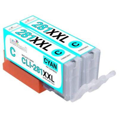 PGI280 PGI280XXL CLI281 CLI-281XXL Ink for Canon PIXMA TR7520 TR8520 TR8620 Lot