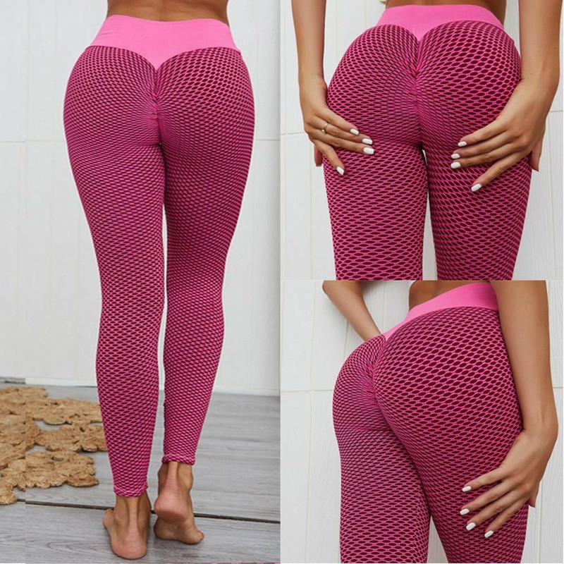 Womens AntiCellulite Yoga Pants High Waist Workout