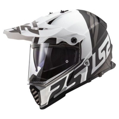 LS2 Blaze Sprint Gloss Black/White Motorcycle Helmet