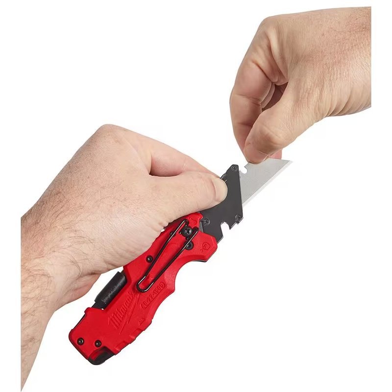 Milwaukee FASTBACK 6-In-1 Folding Utility razor Knife screwdriver bottle opener