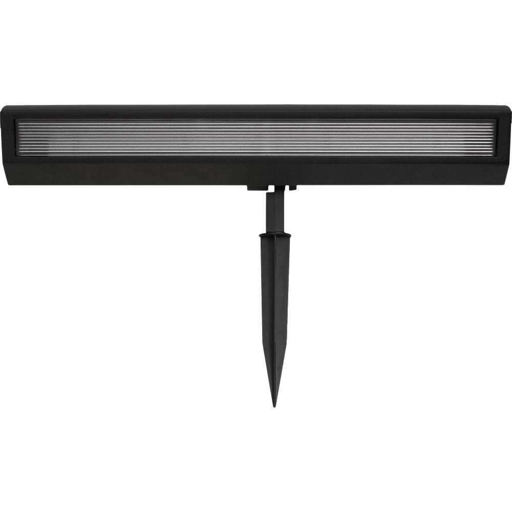 Hampton Bay Solar Black Outdoor Integrated Led Landscape Spot Light