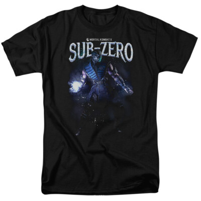 Mortal Kombat Sub-Zero Licensed Adult T-Shirt